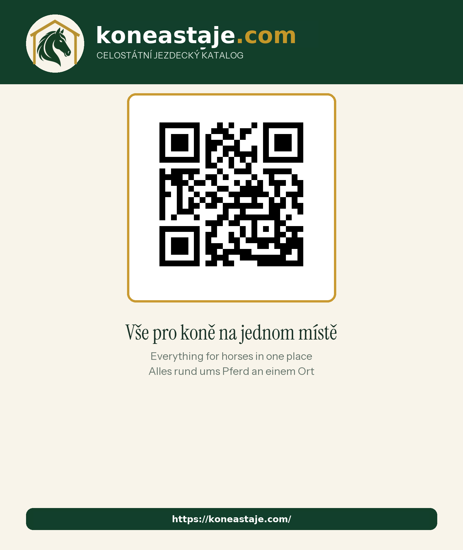 Vše pro koně na jednom místě